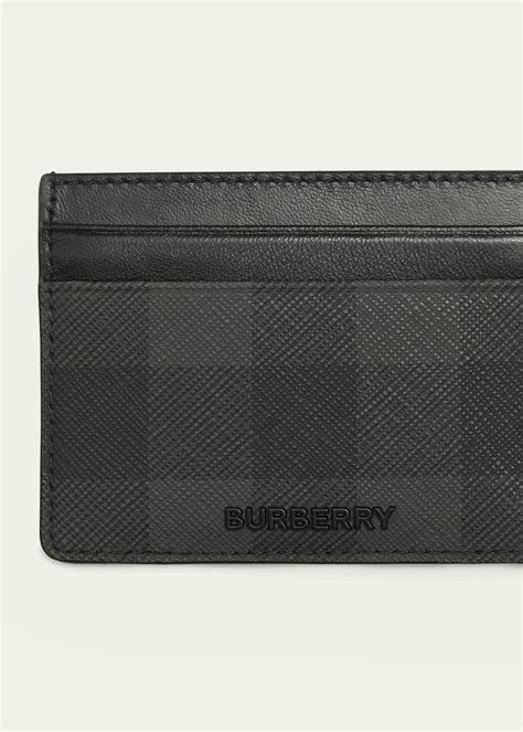 burberry haymarket sandon card case|Burberry Men's Sandon Check Card Case .